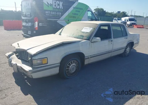 1992 Cadillac Deville z USA, uszkodzony, nr VIN 1G6CD53B9N4207047